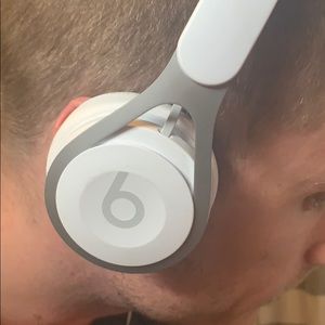 White Beats Headphones